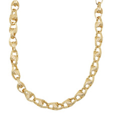 3D Tulip Gold Necklace-