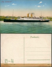 Postcard Ships Steamer Steamer