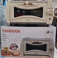 Tandoor Oven for Lahmacun, Pizza, Tandoori Roti/Naan Bread in Black/Cream/Blue