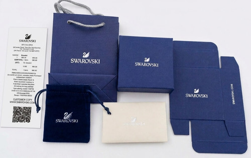 Swarovski blue lined square - swarovski,