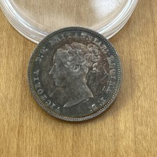 1876 maundy silver four - silver, pence