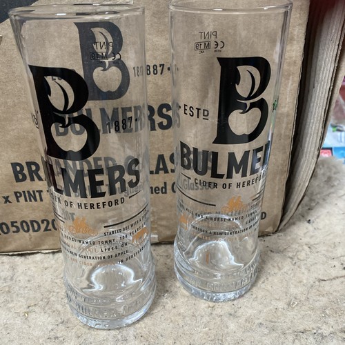 Bulmers cider pint - pint, glass