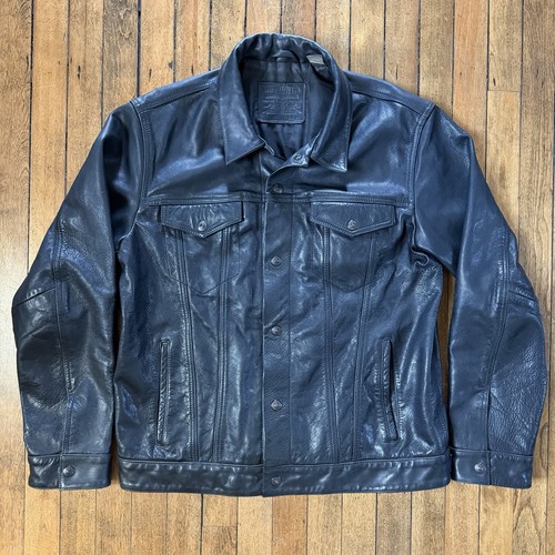 Levi men black trucker - black,