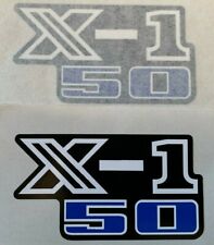 SUZUKI X1-50 SIDE PANEL RESTORATION DECALS X 2