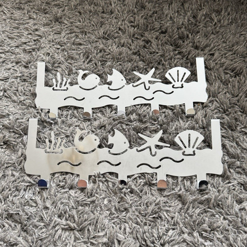 Silver metal wall mounted - metal,