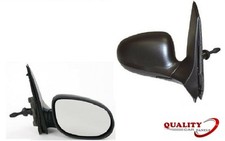 Door Wing Mirror Manual Black