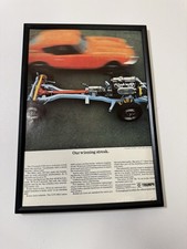FRAMED Original 1970 Triumph