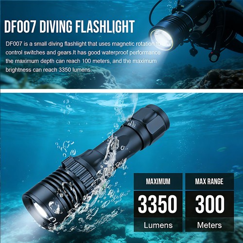 Trustfire 3350 lumen 100m - 3350,