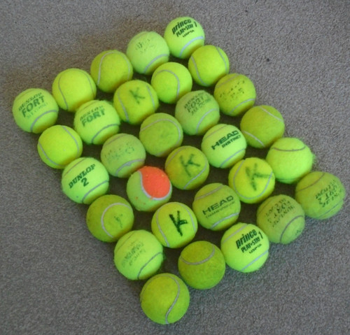 Used tennis balls good - 30,