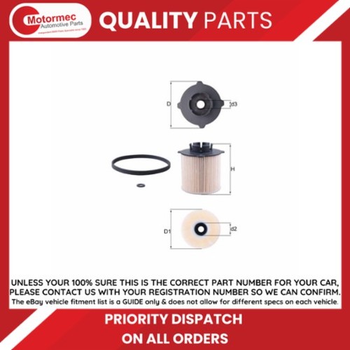 Mahle knecht fuel filter fits - fuel,