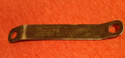 Vintage saw stud wrench 266 - stud,