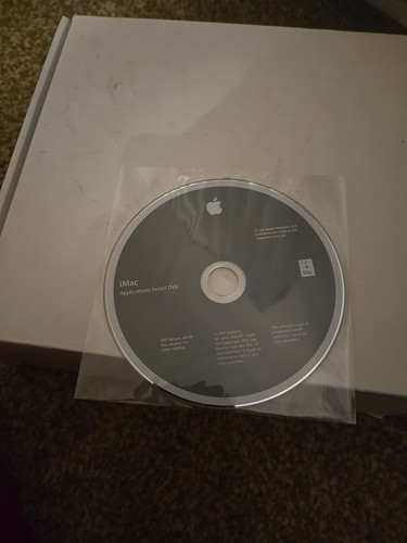 Imac applications install dvd - imac,