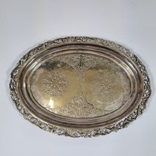 Antique Silver Plated Tray