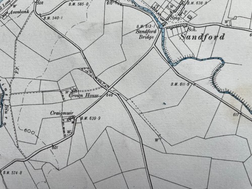 1898 edition topographical map - 1898,