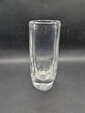 Vintage Daum French Art Glass Clear Vase 18cm High