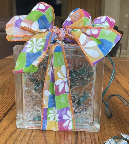 Clear glass block square brick - glass,