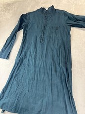 Dosa Cotton Black tunic dress SZ 1  Hand Spun & Hand Woven in INDIA