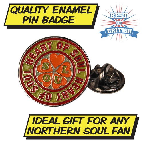 Northern soul badges - northern, metal