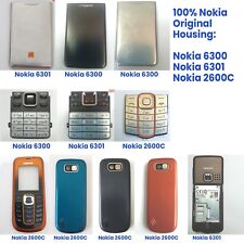 100% Genuine Original Nokia 6300, 6301, 2600C Keypad Middle Back Fascia Housing
