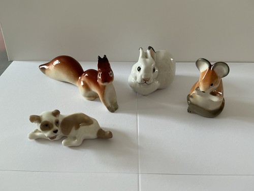 Lomonosov animal figurines - animal,