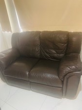 2 seater pure leather recliner