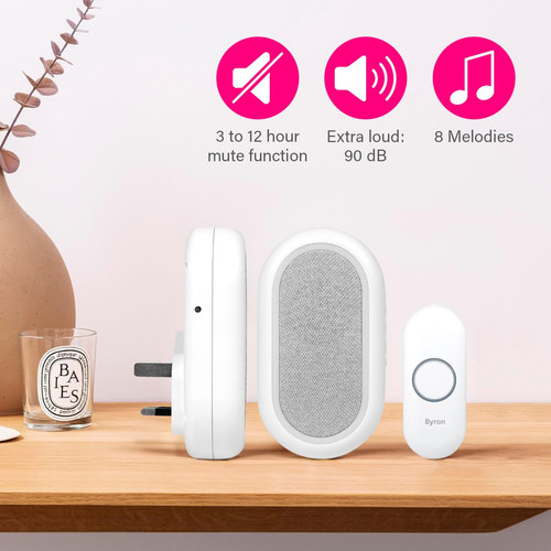Byron wireless doorbell set - doorbell,