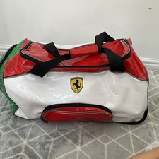 Scuderia Ferrari Pull Along Holdall Travel Case Telescopc Handle Weekend Bag