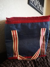 Small Cool Bag 10x10x8 Inches Silver Insulation. Front Pocket 