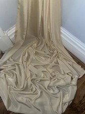1 mtr butter cream silky crepe de chine fabric..45”wide,lining,wedding,bridal
