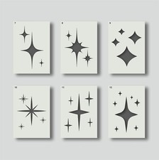 Star stencils for Nursery