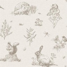 Arthouse Country Walk Natural Wallpaper Naturistic Insects Floral Feature Wall