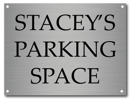 Personalised car parking space - car,