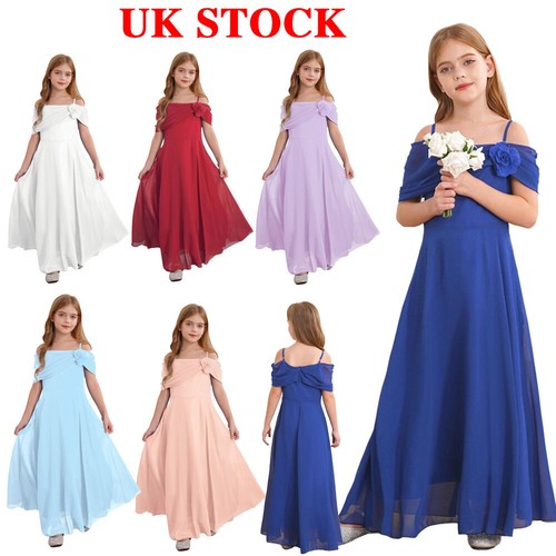 Kids flower girls dress - flower,