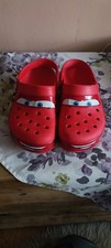 Crocs Disney Pixar Lightning McQueen Adult Clogs UK Size 9