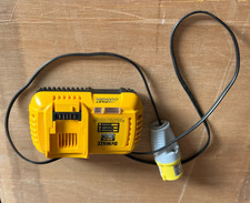 Dewalt DCB118 20V XR yellow Flexvolt Fast Charger 110V with fitted 110V Plug