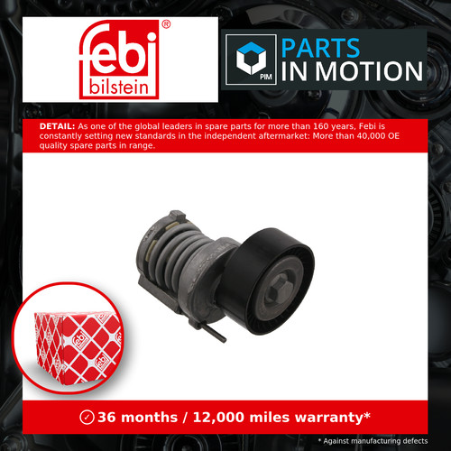 Aux belt tensioner 14730 - belt, febi