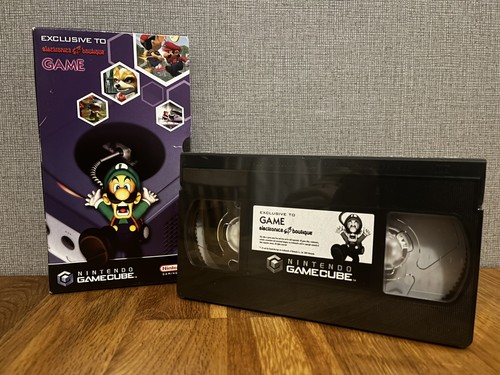 Sealed nintendo gamecube vhs - sealed,