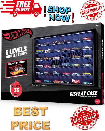 Hot wheels display case - hot,
