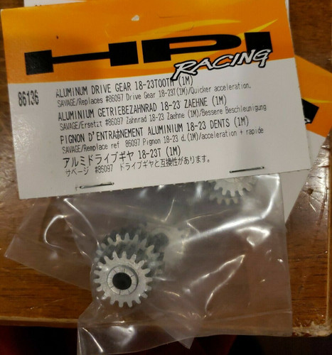 Hpi 86136 aluminum drive gear - drive,