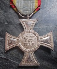 WW1 German Mecklenburg Strelitz Cross for Distinction in War. Original, Silver