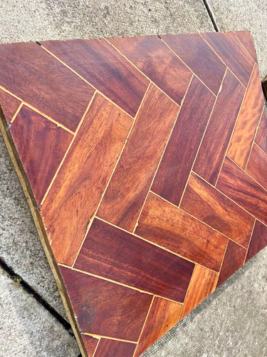 Mahogany parquet flooring - , (1)
