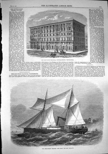 Old antique print 1868 - old,