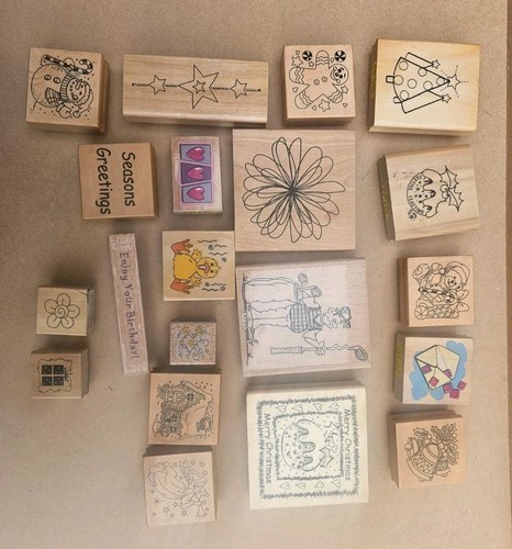 Job lot wooden mounted - job,