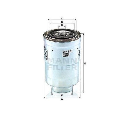 Mann filter 828 fuel - mann-filter,