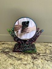 Crystal Ball Acrylic Mirror Homeware Glitter Mystic