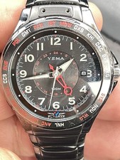 Yema Flygraf Aviation Stainless Steel Mens Watch VX39 YM635