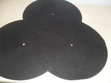 3 X Felt Turntable Platter