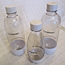 3 x Soda Stream plastic  bottles 840ml and 450ml
