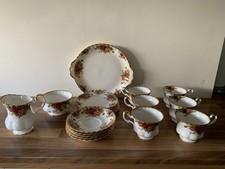 Royal Albert Old Country Roses Tea Set, Bone China, made In England
