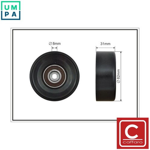 Tensioner pulley vribbed belt - tensioner,